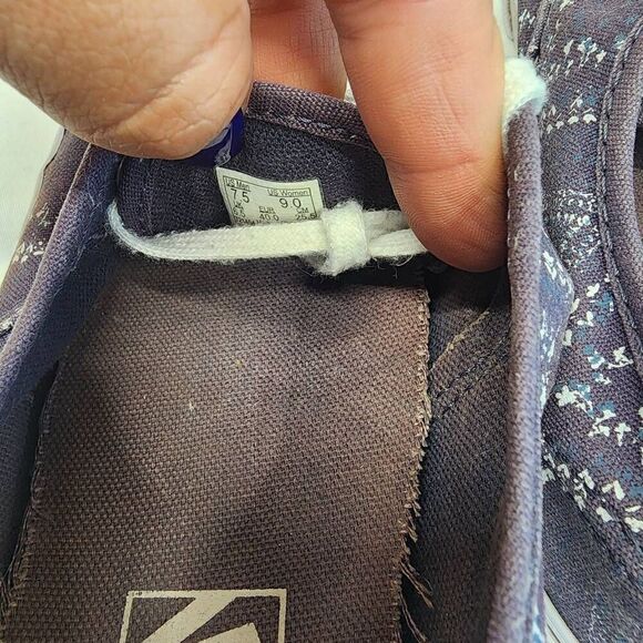 VANS Off The Wall Sneakers Womens Size 9 Ditsy Bandana Print Canvas - Picture 7 of 11